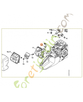Deflecteur d'air 1135-141-6300 stihl