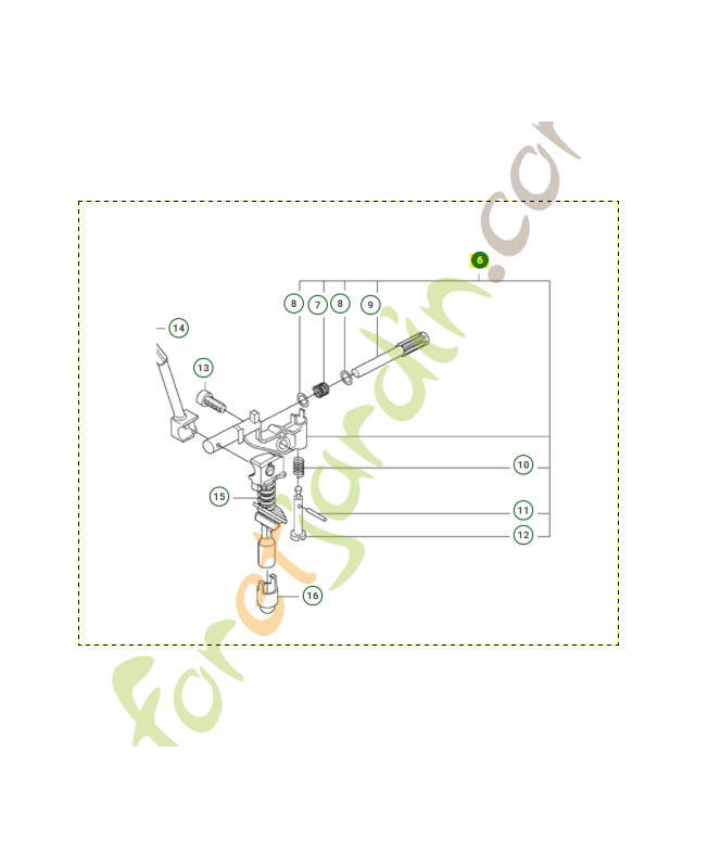 POMPE A HUILE COMPLÈTE référence 544180104