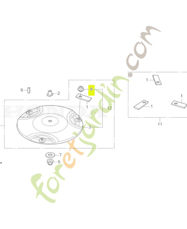 Ecrou - Réf. Honda 90305VP7C50