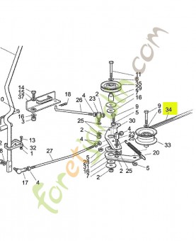 Courroie- Réf. Honda CG35061423H0