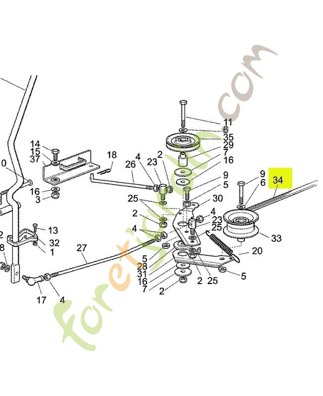 Courroie- Réf. Honda CG35061423H0