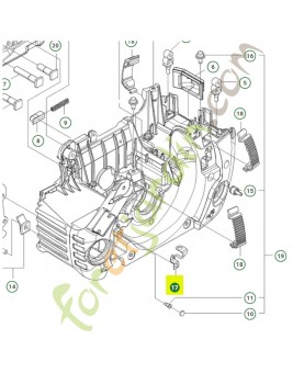 Plaque de terre 575393001 husqvarna - Pièce de détachée Husqvarna