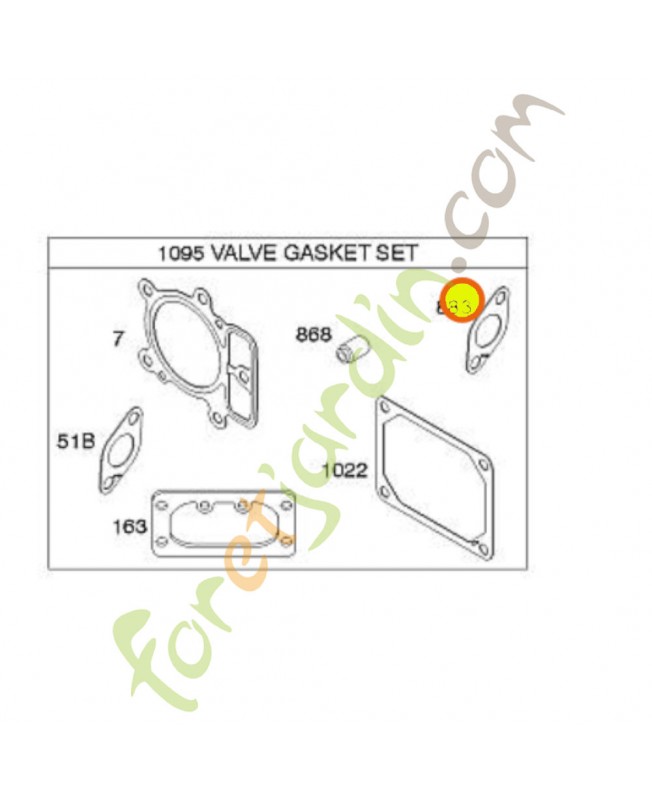 690970 Joint coté échappement
