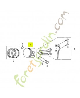 Piston (0.25)  honda référence 13102-ZE3-W00