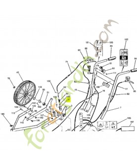 Support d'axe de verrouillage Honda référence PB25001008