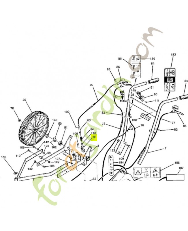 Support d'axe de verrouillage Honda référence PB25001008