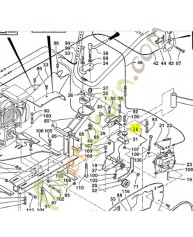 Cable d'embrayage Honda référence PB13193