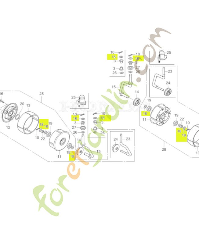 Rondelle de butée - Réf. Honda 90505VP7000