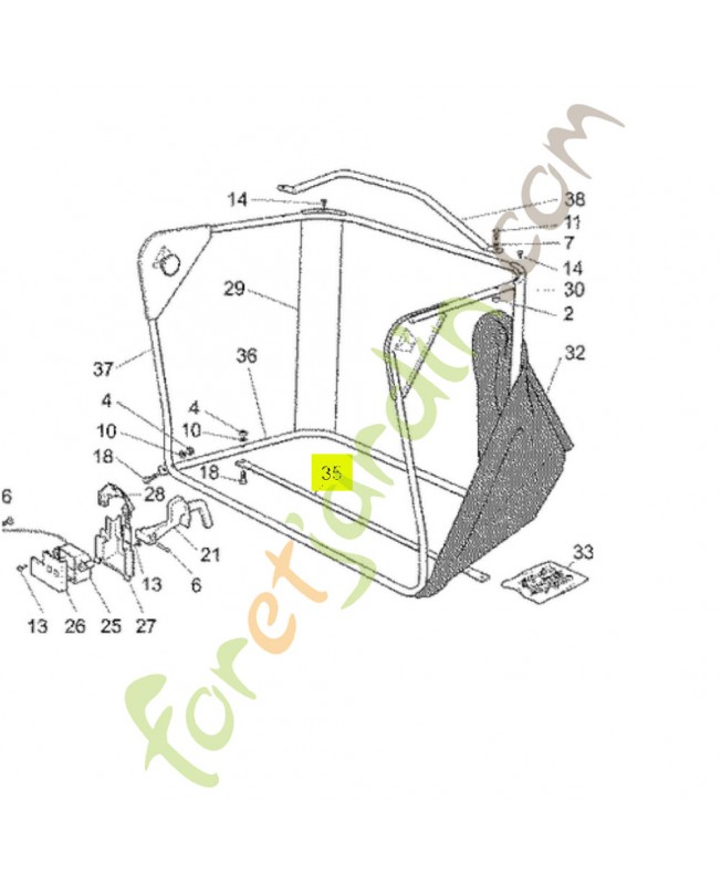 Châssis inférieur Honda