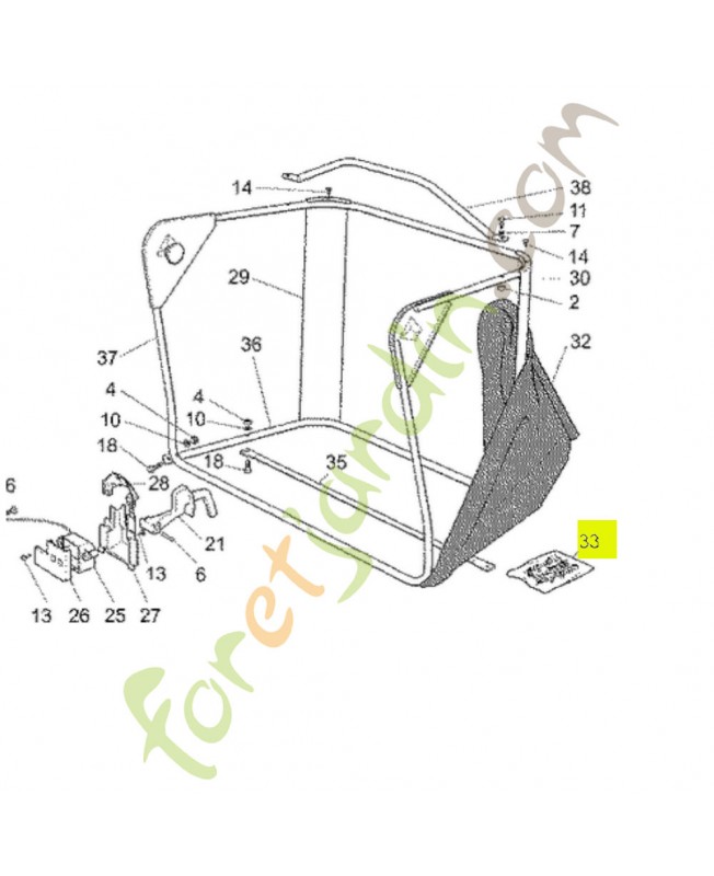 Dotation visserie bac Honda référence CG84180183H0