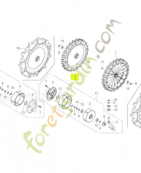 Roue- Réf. Honda 42710-VP9-J00
