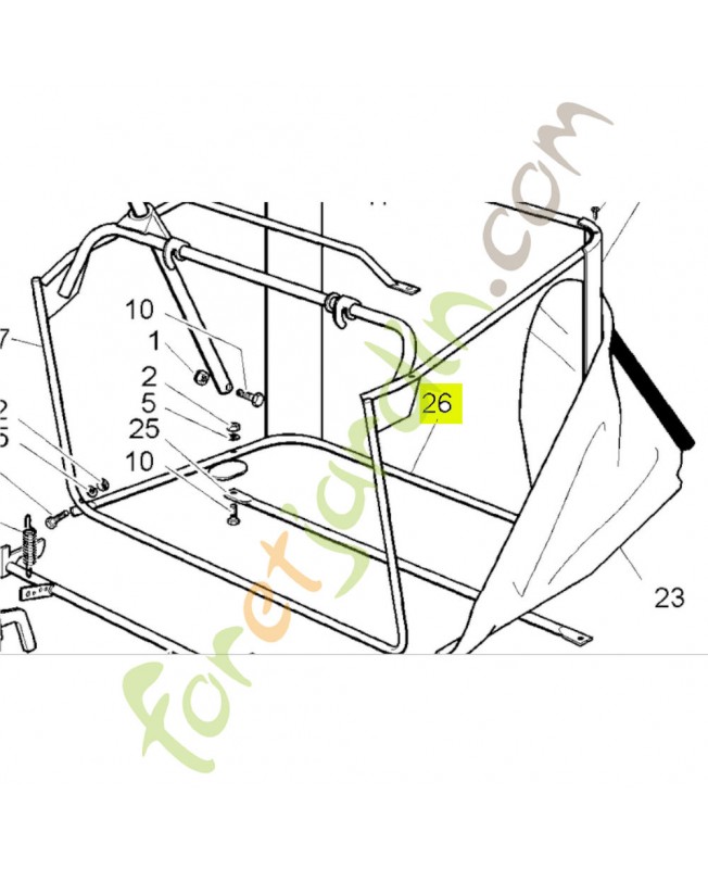 Ensemble de  cadre inferieur