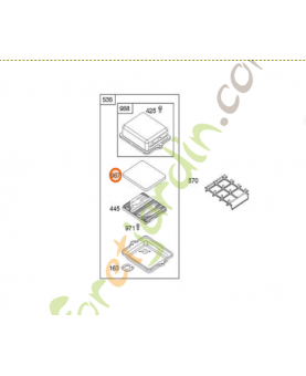 491435s Filtre préfiltre 0003-000-0180. Pièce de rechange pour moteur thermique Briggs et Straton