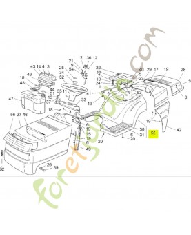 garde boue Honda Référence CG82110007H3