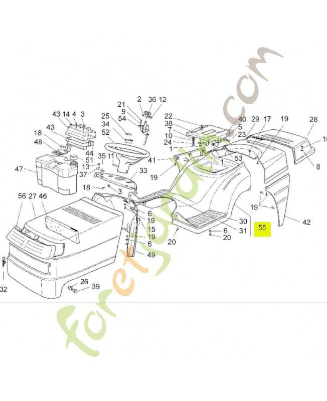garde boue Honda Référence CG82110007H3