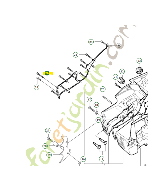 Vis m5 x 60 husqvarna 725534355