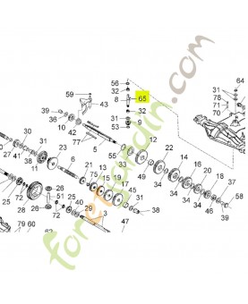 Clavette parallele 9  Honda référence CG792047H0
