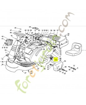 Coupelle de reservoir Honda référence CG27600061H2