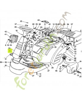 Plaque  Honda référence CG27546003H0