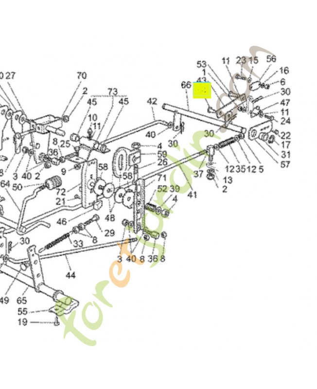 Axe  Honda référence CG27510111H0