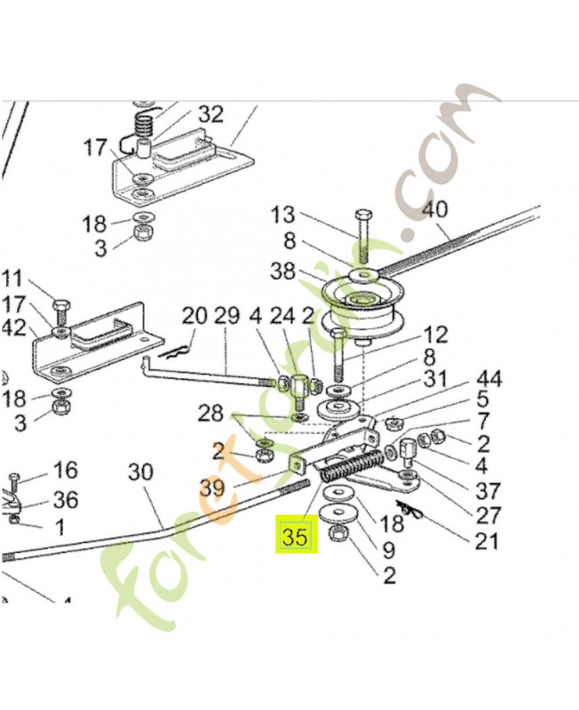 Ressort Honda référence CG27430576H0