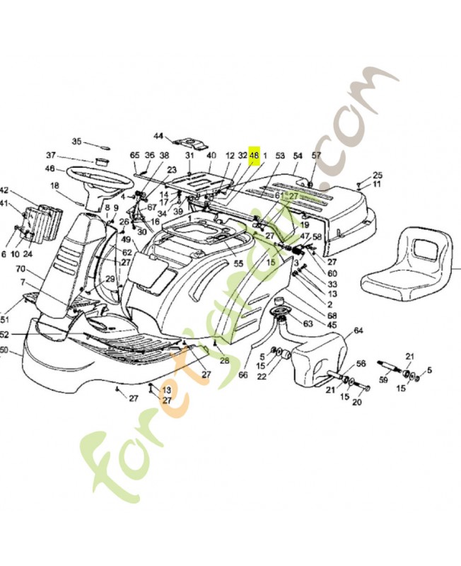 Came Honda référence CG27063021H1