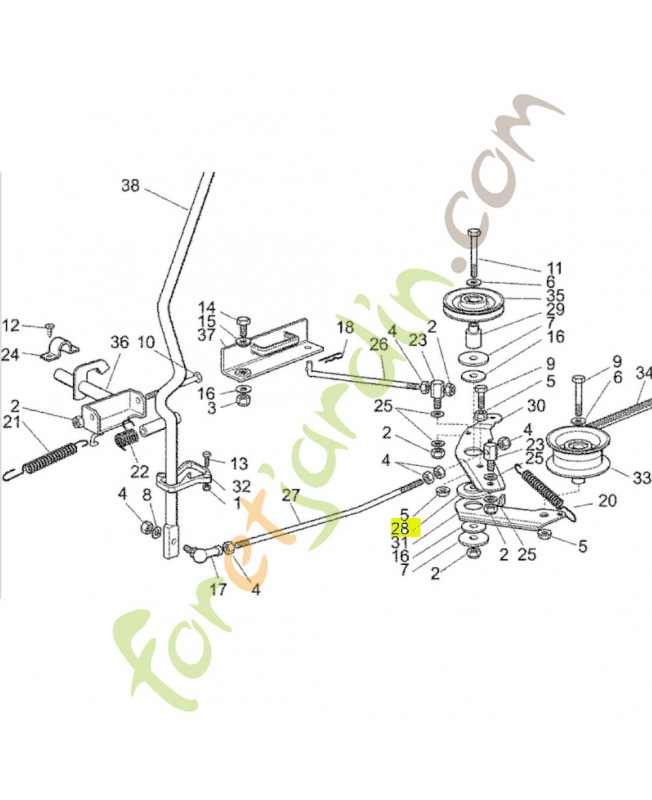 Bague Honda référence CG27047000H0