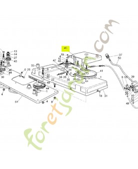 Protection de courroie arrière Honda référence CG25600050H0