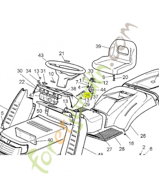 Commande starter  - Réf. Honda CG25090001H1