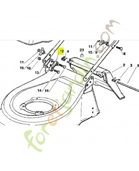 Inside plaque Honda référence CG22551575H0