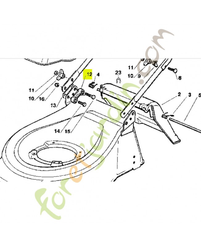 Inside plaque Honda référence CG22551575H0
