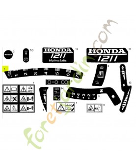 Etiquette Honda rérférence CG14357427H0