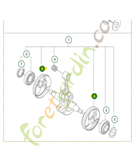 Coupelle husqvarna 505133601