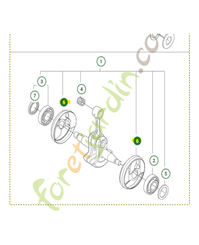 Coupelle husqvarna 505133601