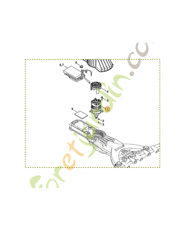 Moteur électrique Stihl réf. 4855-600-0200 en stock