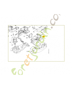 Module électronique stihl 4869-430-1400