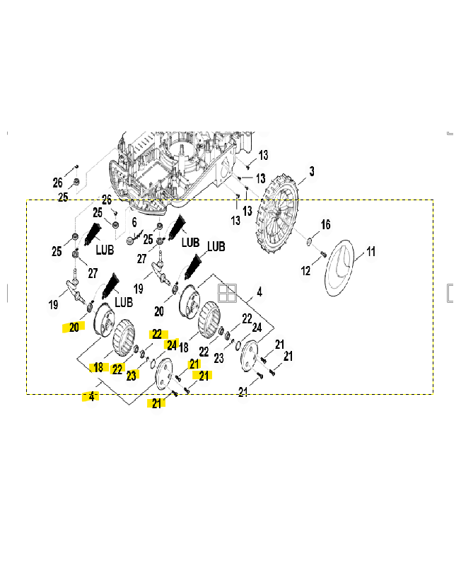 Roue stihl 6301-700-0451