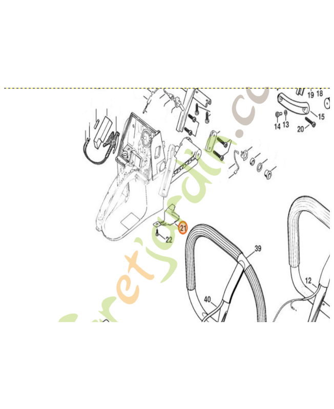 Protecteur de reservoir stihl 11223510901