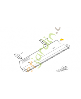 Déflecteur hs 750mm stihl ha027403302