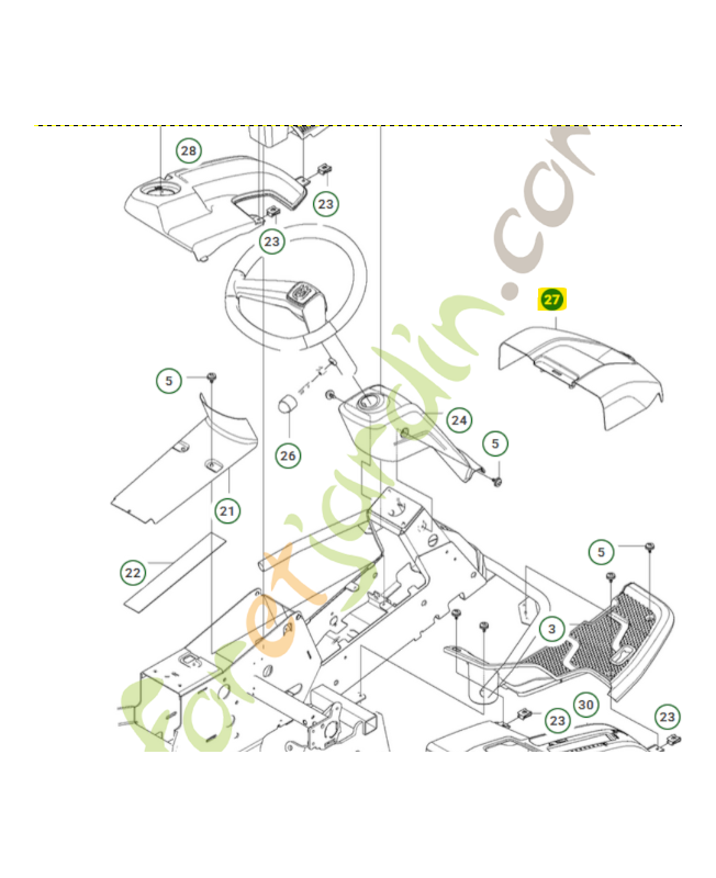 carter de protection husqvarna 525562401