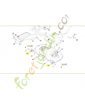 Roulette anti-scalping 6170-704-9700. Pièce de rechange Sithl / Vicking