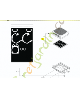 Filtre a air husqvarna 544181602 ; 506367202, 544181601.