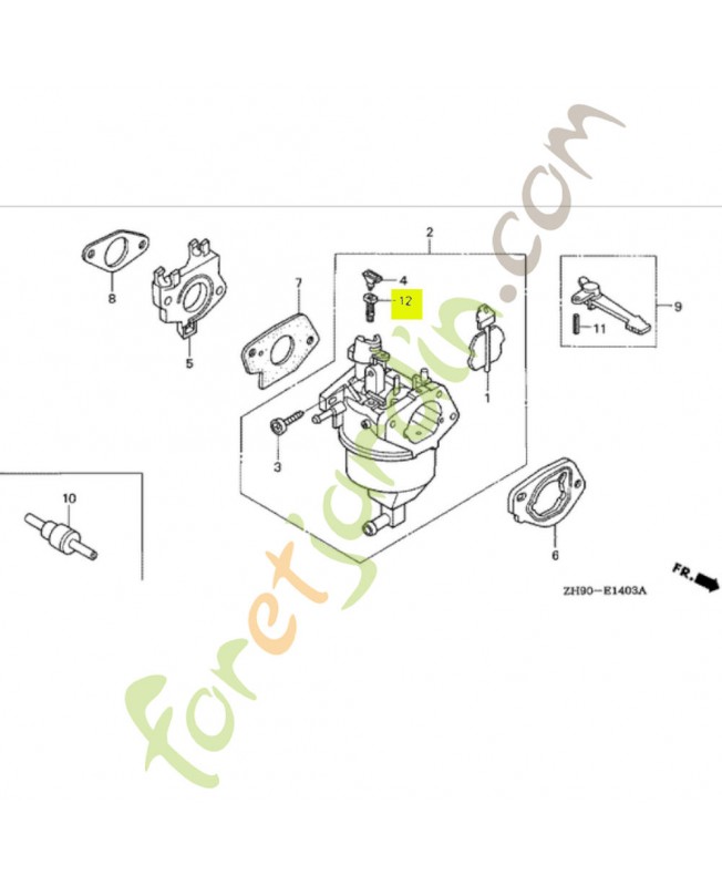 Jeu de gicleur Honda 99204ZE20450