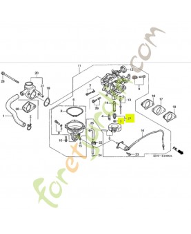 Jeu de gicleur  Honda référence 99201ZG81000