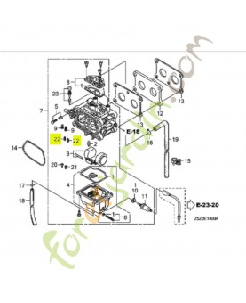 Gicleur de pilote, 35 - Réf. Honda 99134Z0A0350