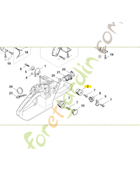 Butoir annulaire 1121-790-9912. Pièce détachée Stihl / Vicking