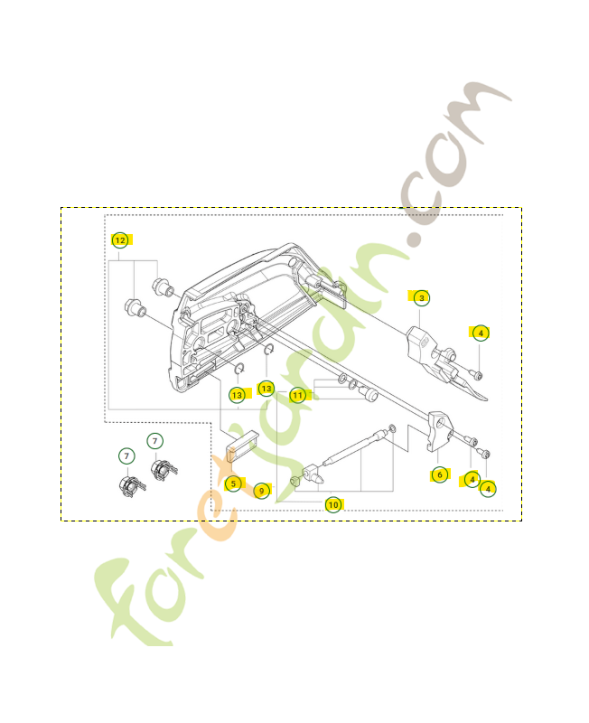 Carter d'embrayage complet husqvarna 599591702