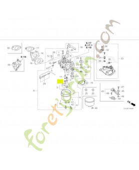 Gicleur principal, 110 Honda 99101ZH81100