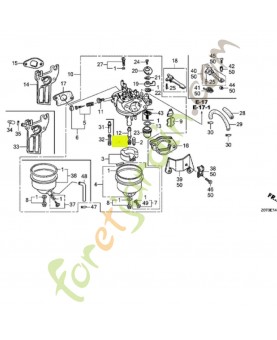 Gicleur principal 75 -Honda 99101-ZH80750