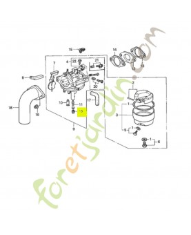 Gicleur principal 68  Honda référence 99101-ZH70680